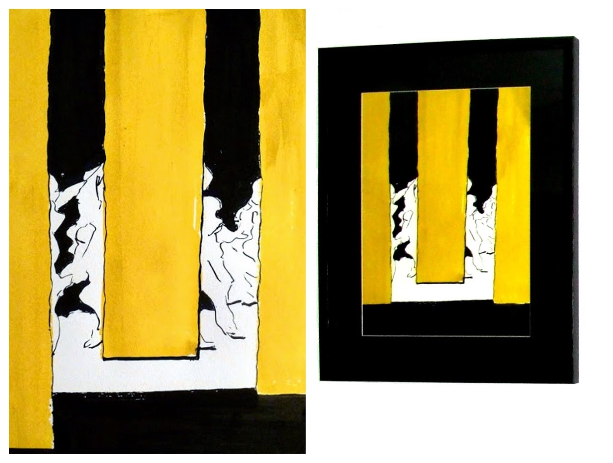 behind the yellow curtain , 2014