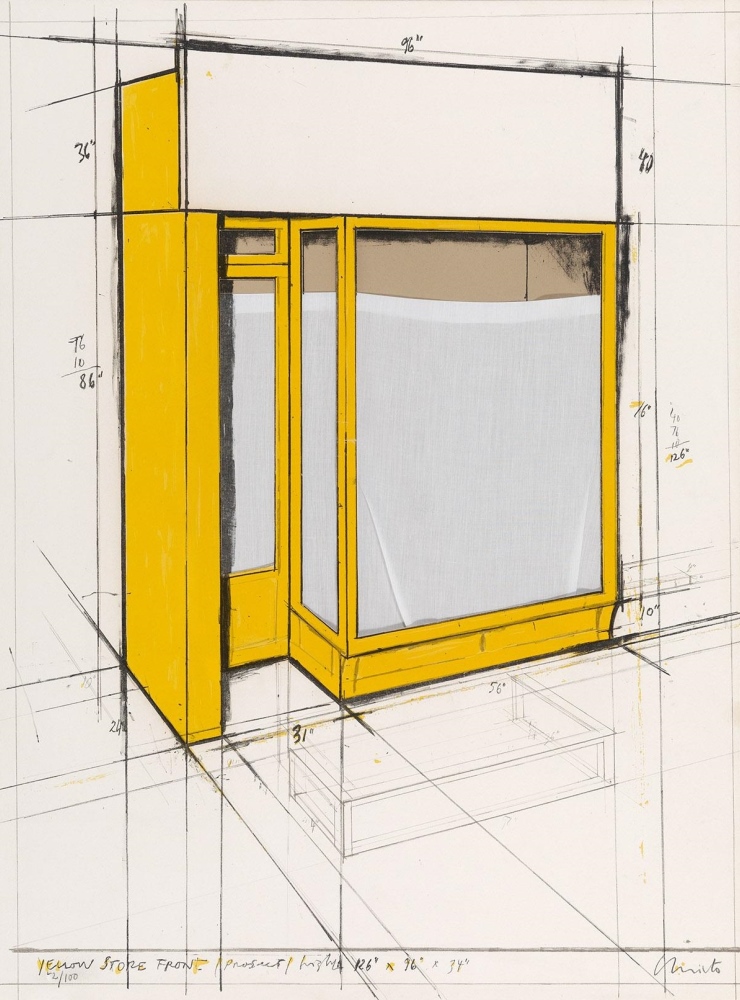 Yellow Store Front Project, 1980.