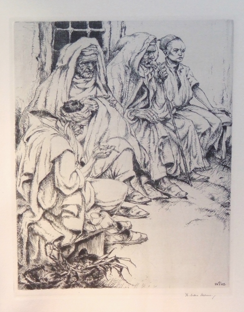 Maghrebian figures, 1945