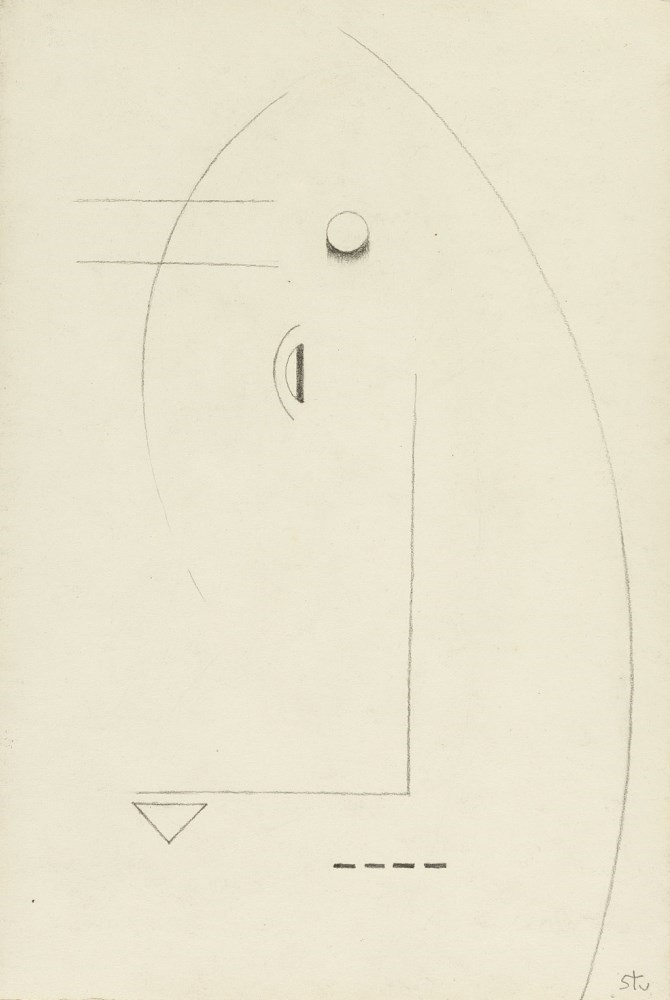 Untitled abstract construction circa 1930.