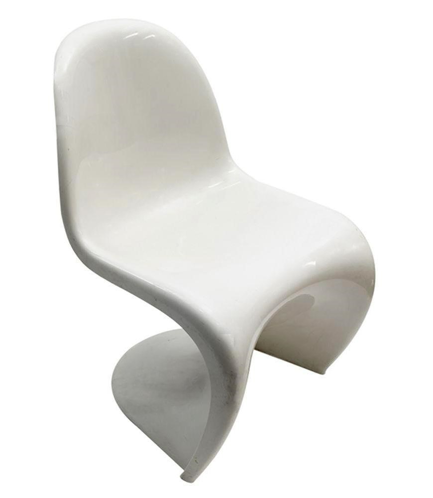 Chair known as “Panton chair” designed in 1959 for Herman Miller.